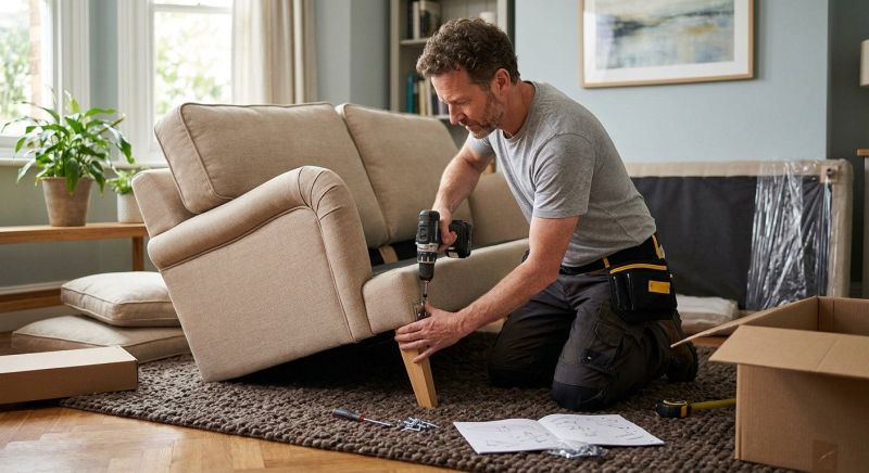 Couch Assembly in Kansas City, KS