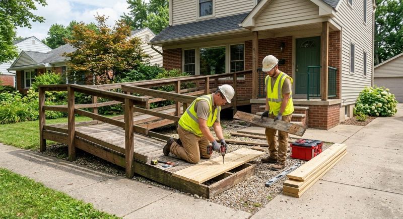 Handicap Ramp Repair in Conroe, TX